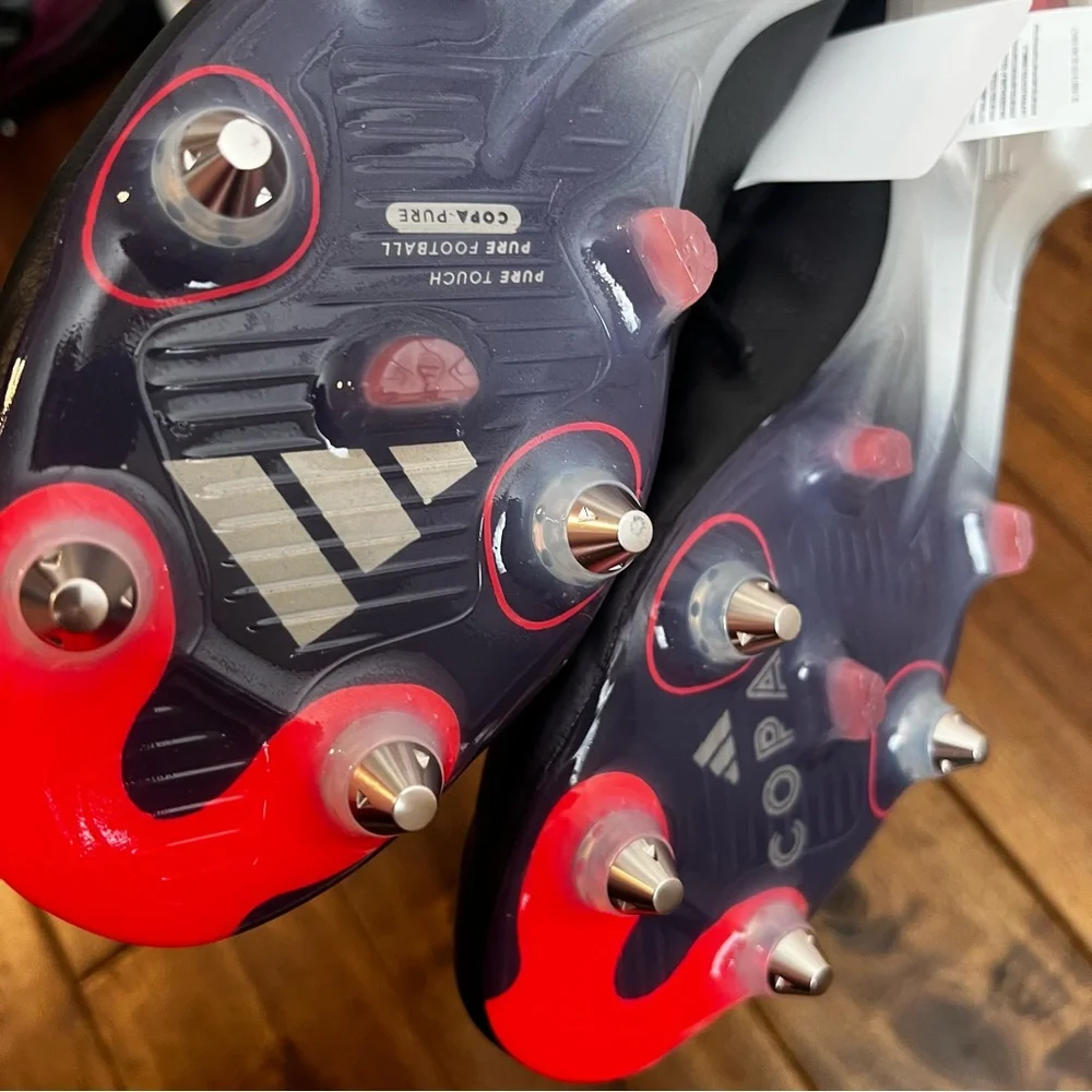 Adidas copa Pure 2 elite soft ground aurora Black and Silver Men's Soccer Cleats - Picture 3 of 5